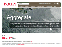Tablet Screenshot of boxley.com